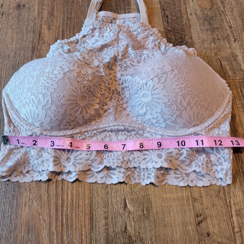 Victoria's Secret PINK All Over Lace High Neck Bralette Top - Picture 6 of 6